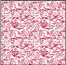 1/2" Scale Wallpaper, Champagne Red