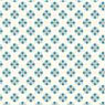 1/2" Scale Wallpaper Tulip Tile, Blue