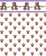 1/4" Scale Wallpaper, Sugar Bear