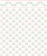 1/4" Scale Wallpaper, Morning Glory, Rose