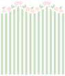 1/4" Scale Wallpaper, Garland, Green