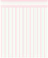 1/4" Scale Wallpaper, Oxford Stripe, Rose