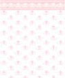 1/4" Scale Wallpaper, Kathleen, Rose