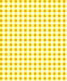 1/4" Scale Wallpaper, Gingham, Yellow