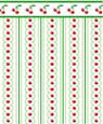 1/4" Scale Wallpaper, Cherry Orchard