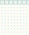 1/4" Scale Wallpaper, Snowflake, Blue