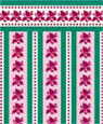 1/4" Scale Wallpaper, Victorian Stripe