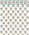 1/4" Scale Wallpaper, Cherokee Rose