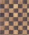 1/4" Scale Wallpaper, Parquet Plank Flooring