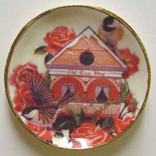 Large Bird House Platter