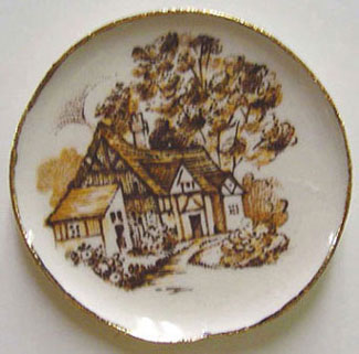 Brown Cottage Platter