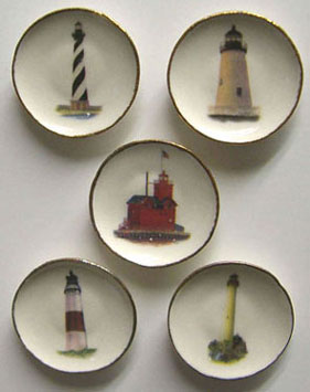 5 Lighthouse Plates