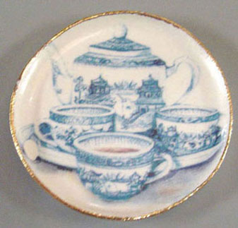 Blue Delft Tea Set Platter