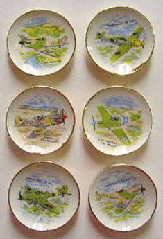 6 Old Fashion Plane Plates