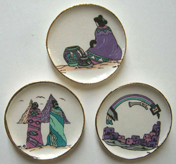 3 Lavender S W Platters