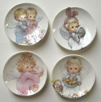 Easter Angel Plates