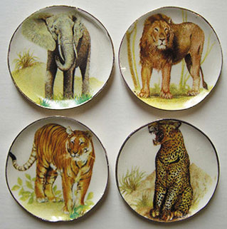 Elephant Tiger, Lion, Leopard