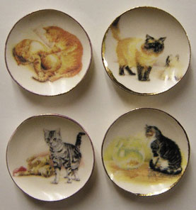 Yellow Kitten Plates
