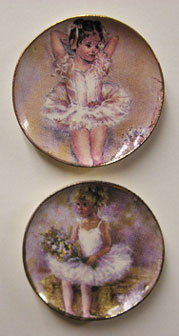 2 Ballerina Platters