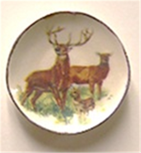 Deer Family Plate