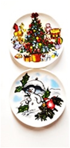 Christmas Tree with Toys and Snowman