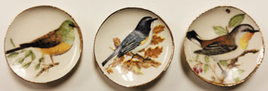 Bird Plates, 3pc