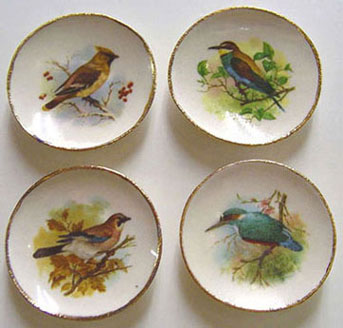 4 Bird Plates