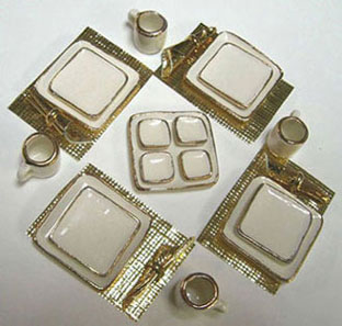 Square Dish Dinner Set