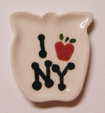 NY Apple Plate
