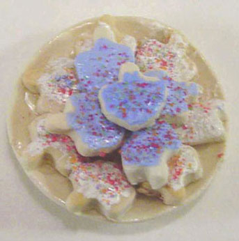 Plate Of Dreidel Cookies