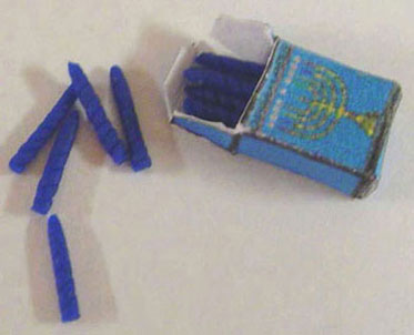 Boxed Chanukah Candles
