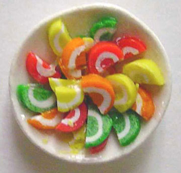 Plate Of Fruit Slices