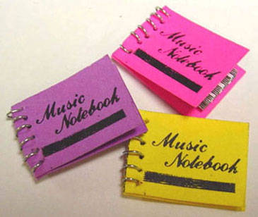 Music Notebook 3 Pcs.