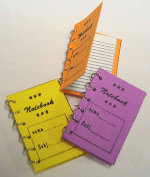 3 Spiral Notebook/Multi-Colored