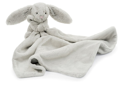 Bashful Grey Bunny Baby Soother