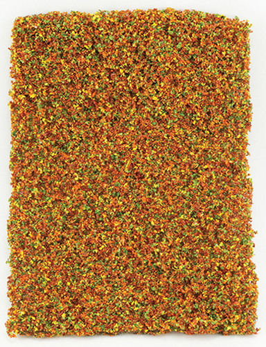 AUTUMN MIX MICRO-PHLOX 5" X 7" ORANGE, YELLOW, RUST ON DARK GREEN