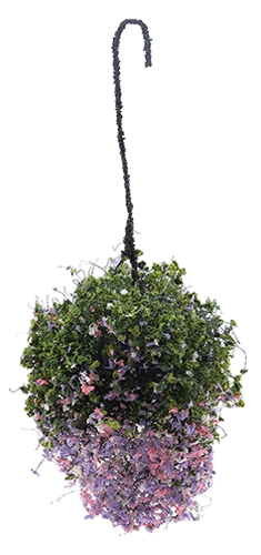 Hanging Basket, Pink-Purple-White, Large
