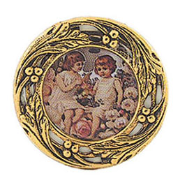 Children with Flowers, Framed Picture