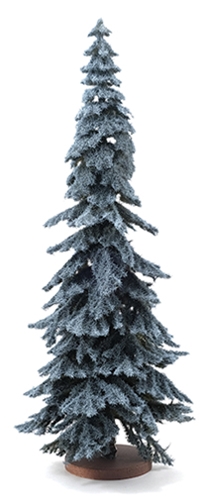 Spruce Tree, 10 Inch Tall, Blue