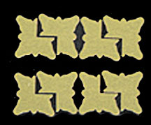 Flat Fold Up Trunk Corner 8Pcs.