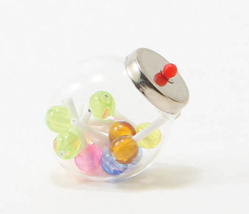 Glass Lollipop Jar