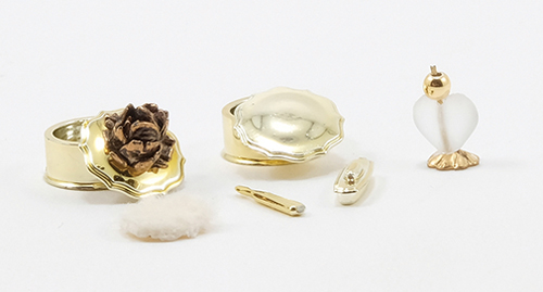 Lady's Boudoir Set-Gold