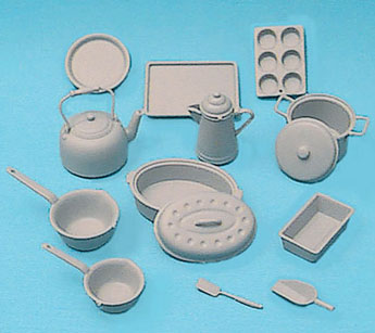 M-163 Cookware Minikit, 14 Pcs., Gray