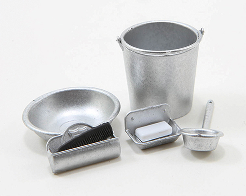 Rustic Silver Wash Accessories, 7Pc.