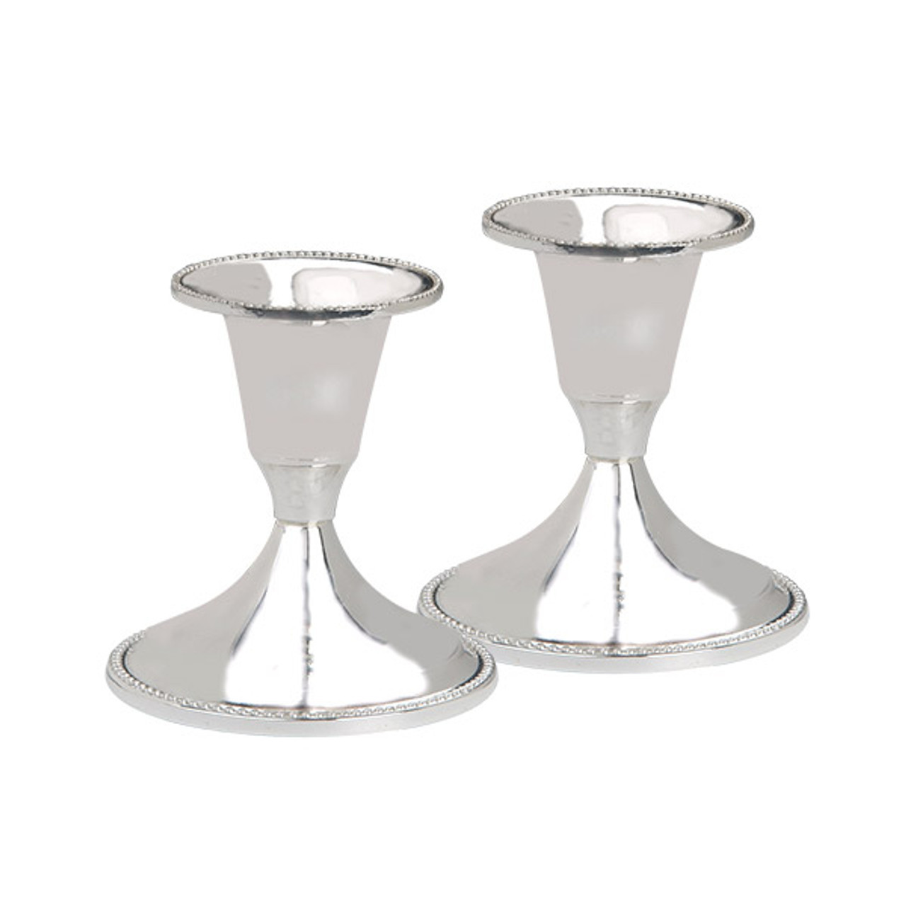 Silverplated candle holders 2.5"