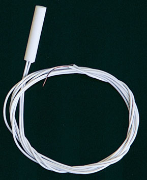 7/16" Candle Socket with 12". White Wire