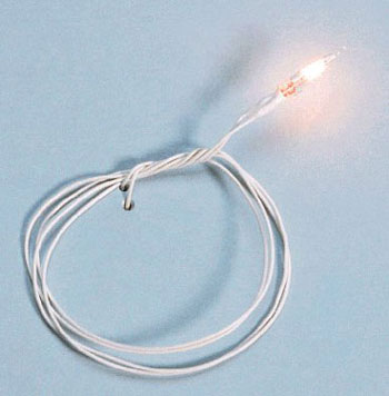 12V Flame Tip Bulb (Black Wire)