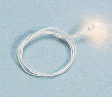 1.5V Clear GOR Bulb, Green Wire
