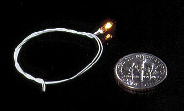 1.5 V Blue GOR Bulb, Green Wire