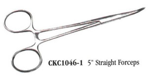 5" Straight Locking Forceps